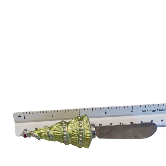 Christmas Tree Knife Spreader Boston Warehouse Stainless Steel - Picture 6 of 14